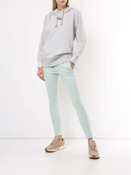 Pantaloni Adidas alergare verde