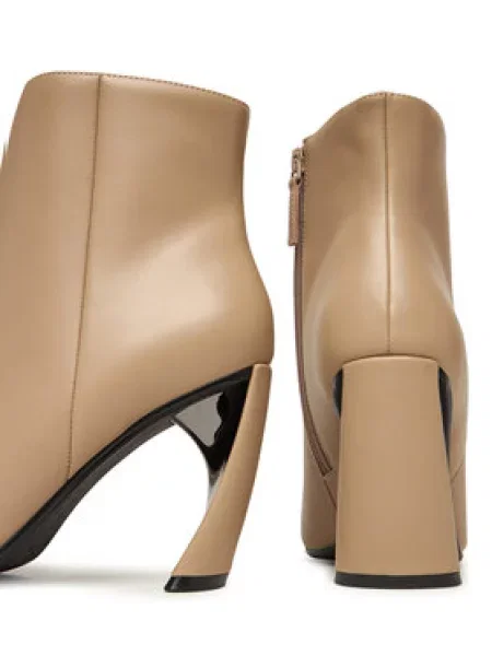 United Nude Škornji Zuma Bootie Hi bež