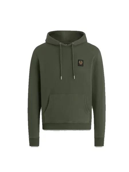 Bluza z kapturem Belstaff zielona