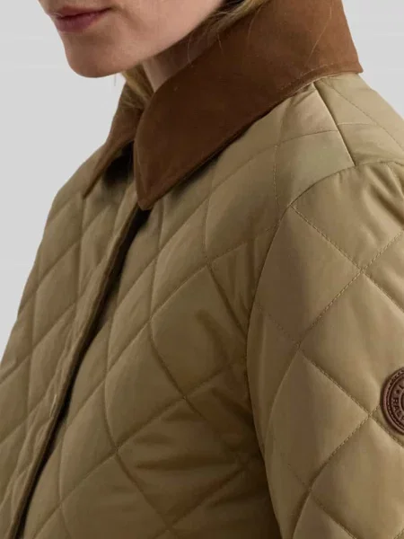 Kurtka pikowana o kroju regular fit z wykładanym kołnierzem Lauren Ralph Lauren