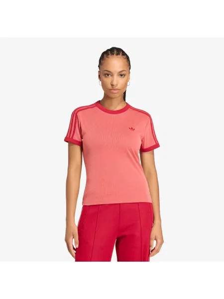 Tricou adidas Heather 3s Cali T-Shirt Team Victory Red/ Preloved Scarlet/ Team Victory Red L roșu