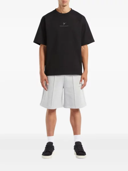 Pantaloni scurți Giuseppe Zanotti cu broderie gri