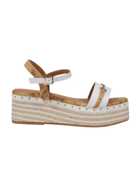 Sandały Alviero Martini 1a Classe boho białe