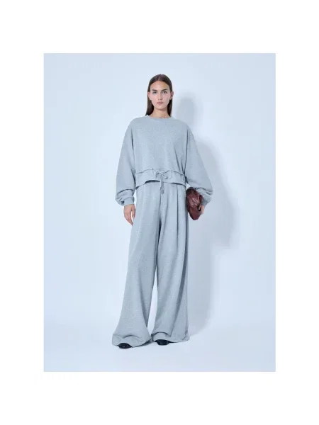Spodnie Dries Van Noten szare