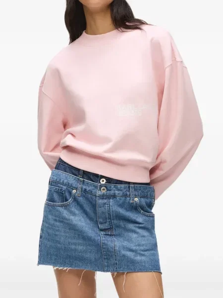 Vesta Karl Lagerfeld Jeans s autogramom ružičasta