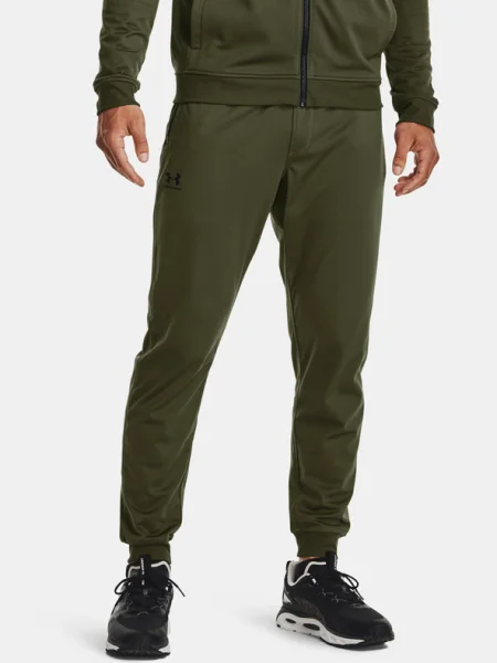 Панталони jogger Under Armour зелено