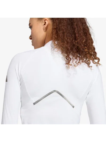 Tricou adidas Ls Pro White S alb