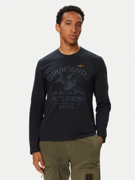 Aeronautica Militare Longsleeve granatowy