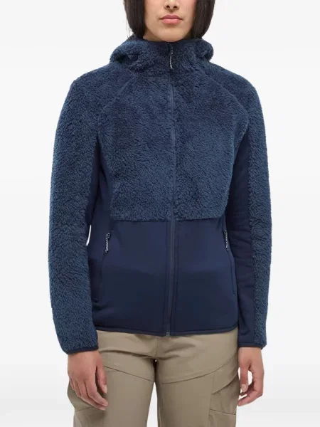 Hanorac cu glugă Pascal Millet din fleece albastru