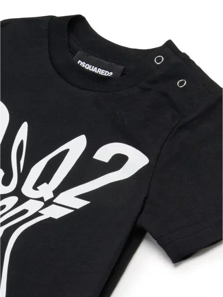 Dětské tričko Dsquared2 černé