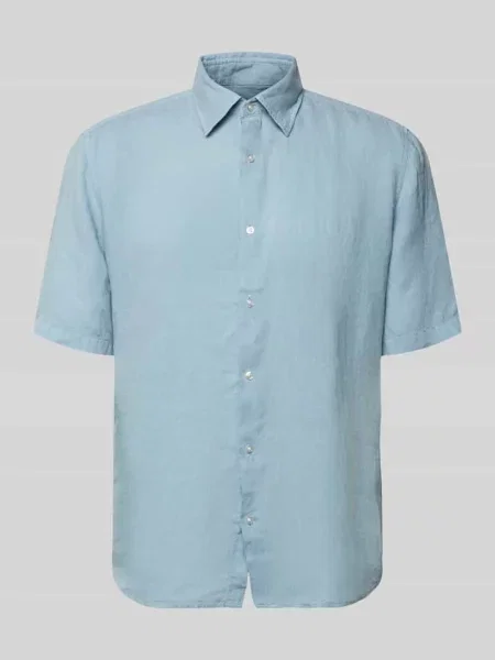 Koszula casualowa o kroju regular fit z czystego lnu model RASH' Boss Orange