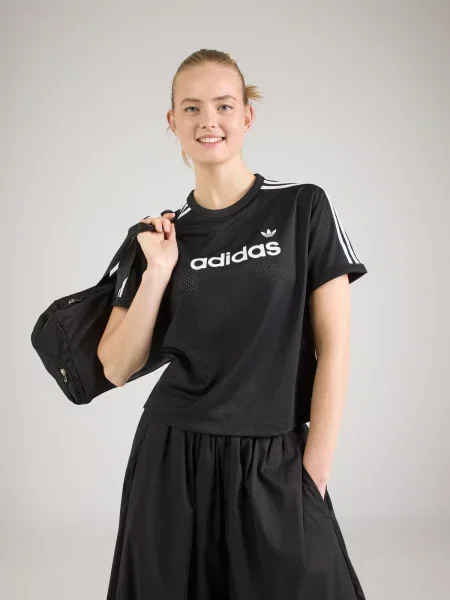 ADIDAS ORIGINALS Tričko čierna biela