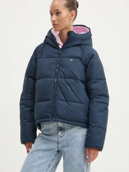 Tommy Jeans geaca femei marin de tranzitie albastru