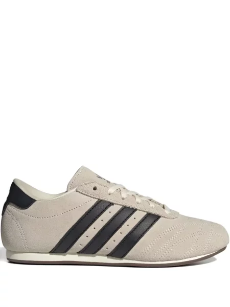 Sneakerși Adidas cu dungi din piele albastru