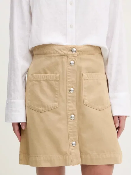 HUGO fustă din mini drept bej