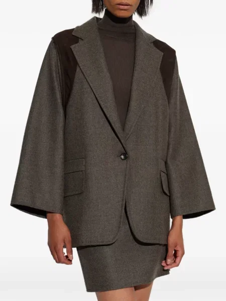 Geacă Max Mara de lână gri