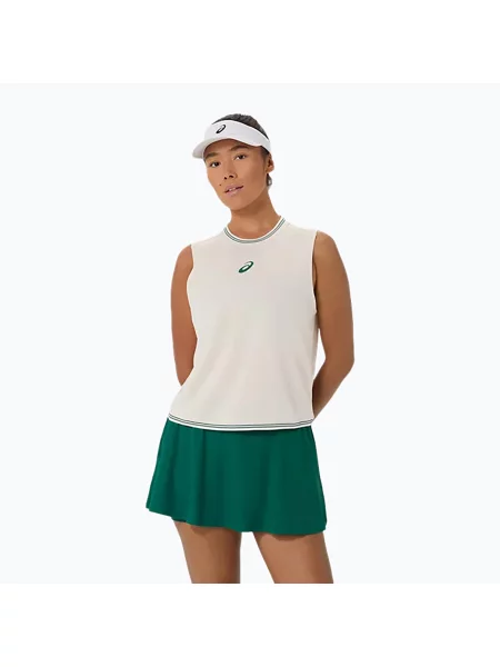 Tricou de tenis pentru femei ASICS Game Sleeveless Top W soft oat