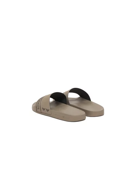 Šlepetės Emporio Armani ruda