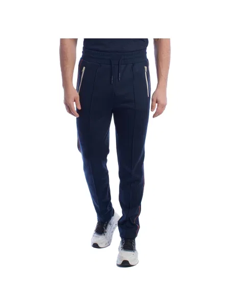 Pantaloni La Martina albastru