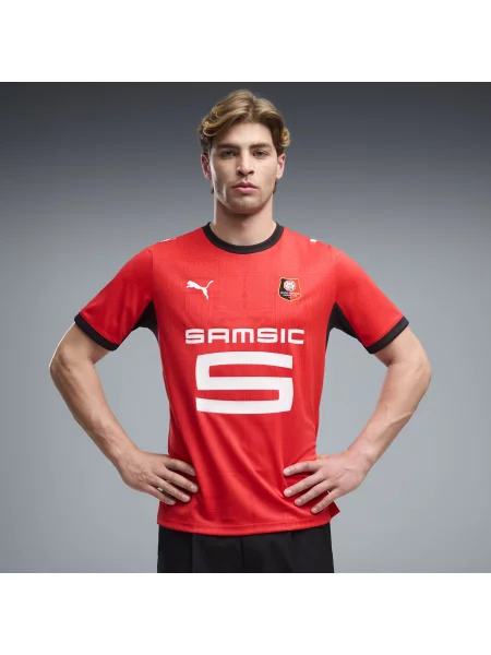 PUMA Koszulka domowa Stade Rennais Odzież S czerwony