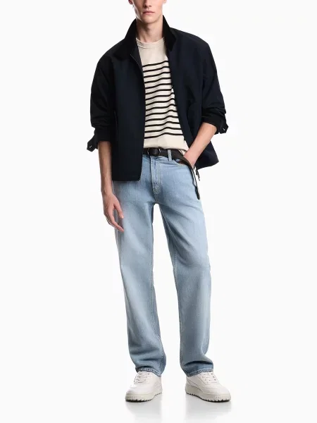 Прямі джинси Emporio Armani блакитний