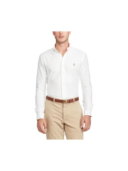 Koszula Polo Ralph Lauren z twillu biała