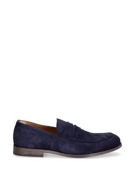 Pantofi loafer Fly London din piele de căprioară albastru