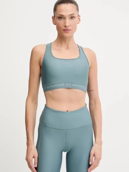 Under Armour sportovní podprsenka UA Crossback zelená