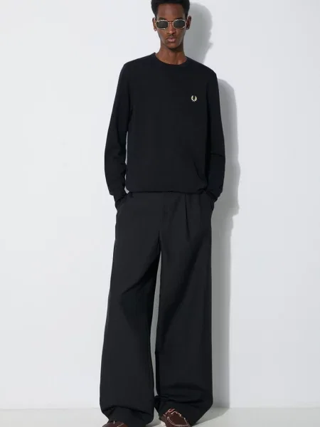 Fred Perry Вовняний светр Fred Perry Classic Crew Neck Jumper