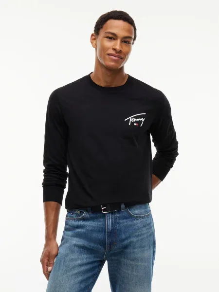 Tommy Jeans Tričko / biela čierna