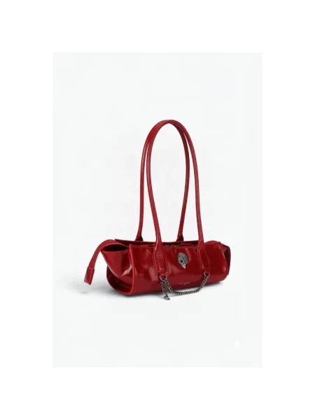 Kurt Geiger London torebka bagietka skórzana Sloane czerwona