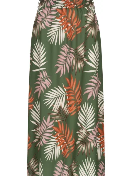 Sukně tmavě zelená / švestková / humrová bílá