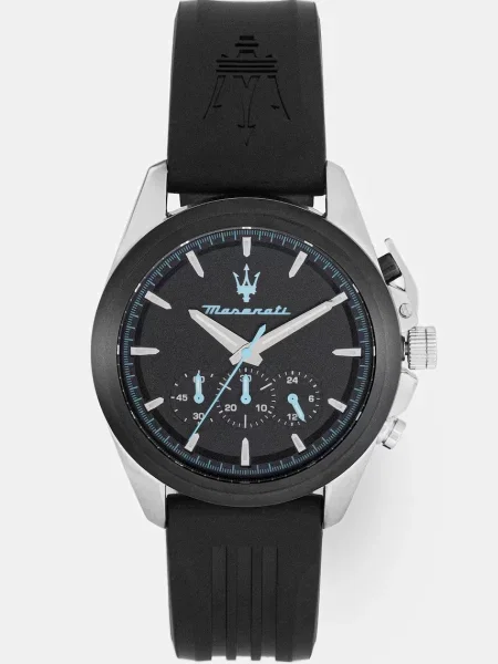 Ura s kronografom Maserati črna
