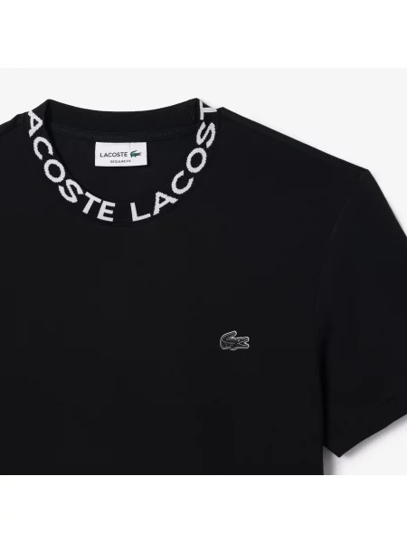 Lacoste Koszulka Active O Regularnym Kroju Z Okrągłym Dekoltem czarny