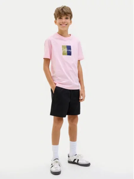 Jack & Jones Junior Medžiaginiai šortai Jaiden juoda