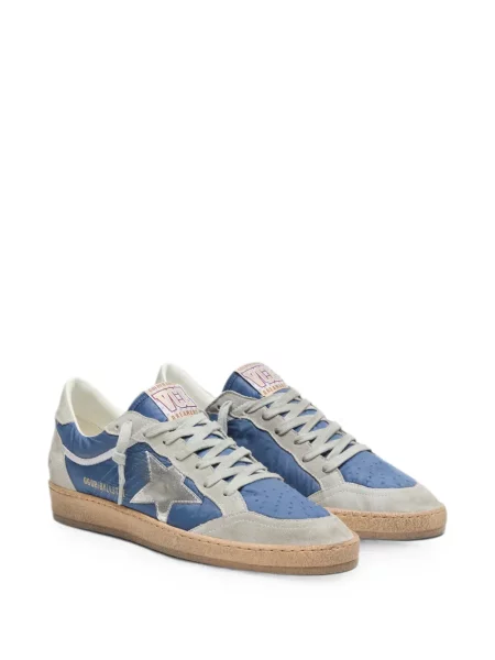Велурени маратонки Golden Goose Ball Star сиво
