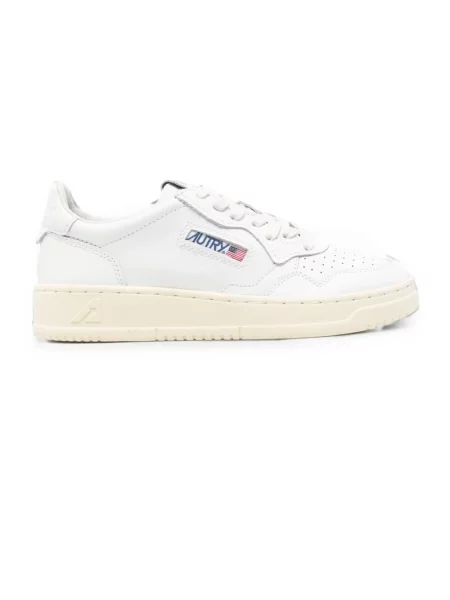 Sneakersy Autry skórzane białe