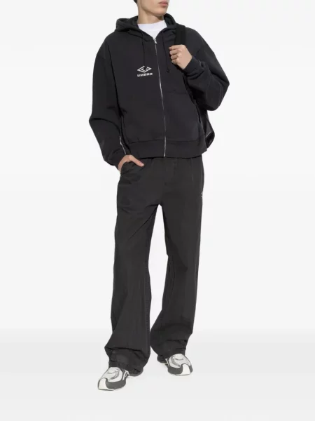 Hoodie Umbro με κέντημα μαύρο