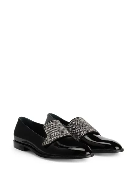 Loaferiai Giuseppe Zanotti su kristalais juoda