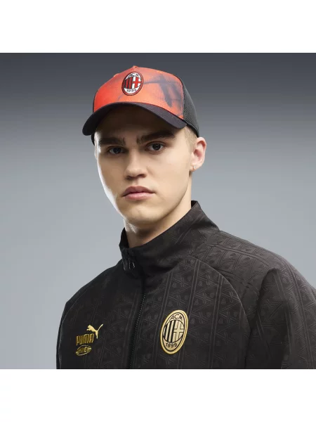 PUMA Czapka typu trucker AC Milan KING Akcesoria OSFA czerwony