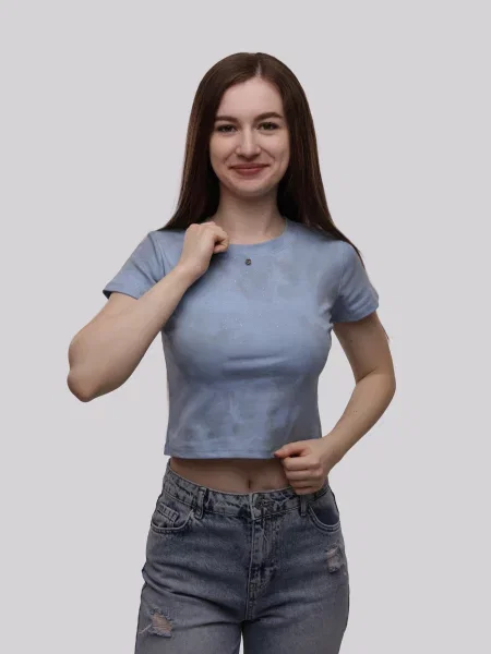 Футболка Lumo голубая