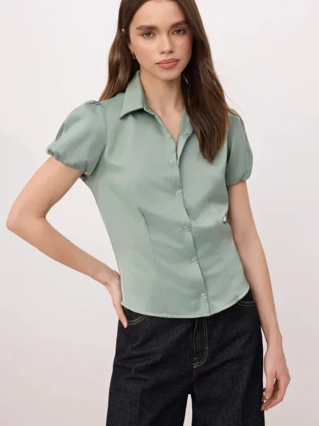 Trendyol Bluză pastel verde