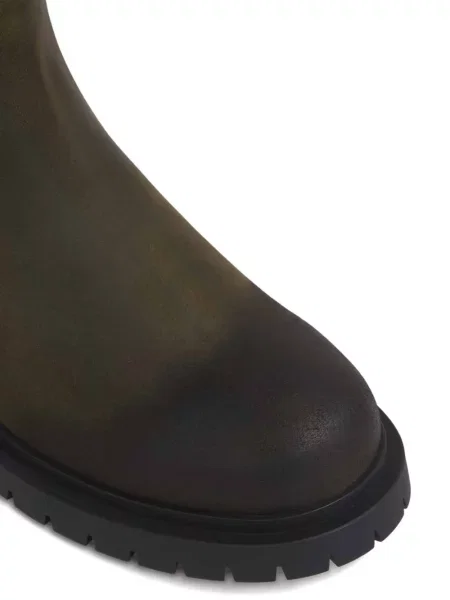 Botine chelsea Givenchy din piele verde