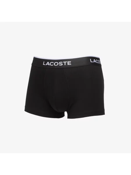Boxeri Lacoste Underwear Trunk Black/Green M negru