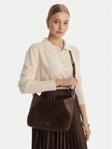Furla Geantă Lara S BG maro