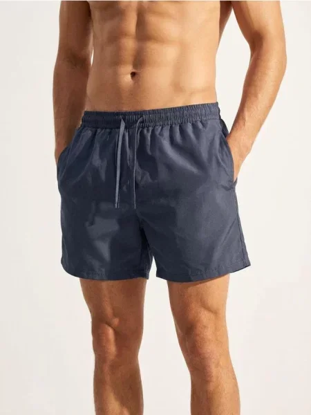 Sinsay Koupací kraťasy námořnická modrá