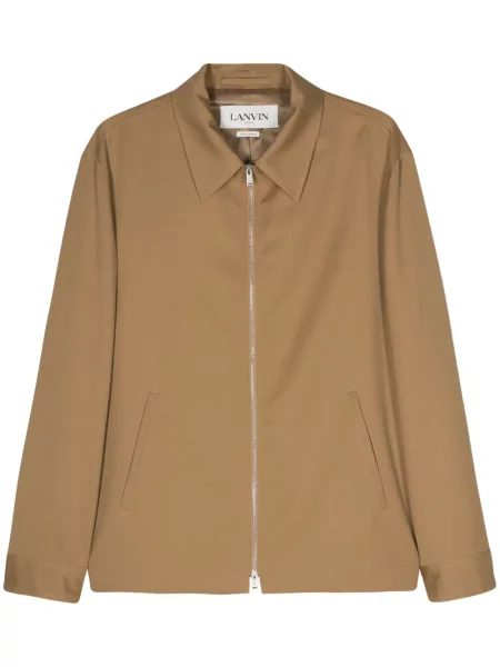 Geacă Lanvin de lână maro