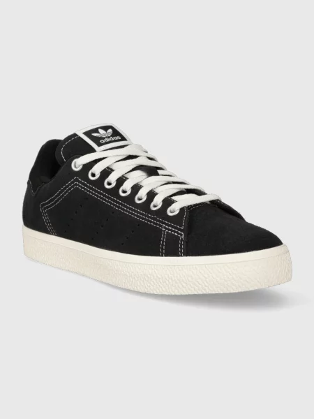 Semišové tenisky adidas Originals Stan Smith CS čierna
