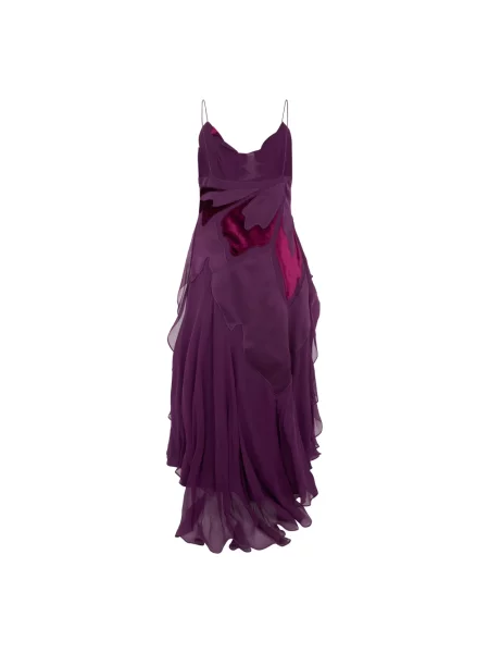 Sukienka Alberta Ferretti fioletowa