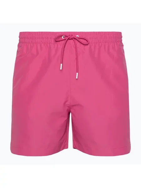 Szorty kąpielowe Calvin Klein Medium Drawstring fuchsia fedora fuksja